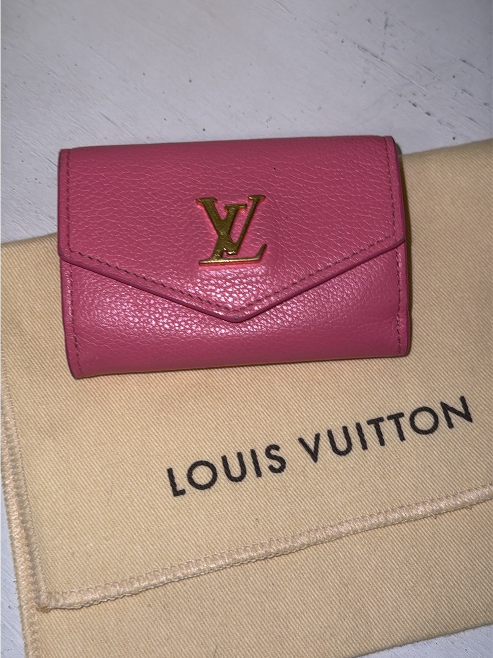 Louis Vuitton Portefeuille Rock Mini Tri-fold Wallet Pink Punch HARD to find